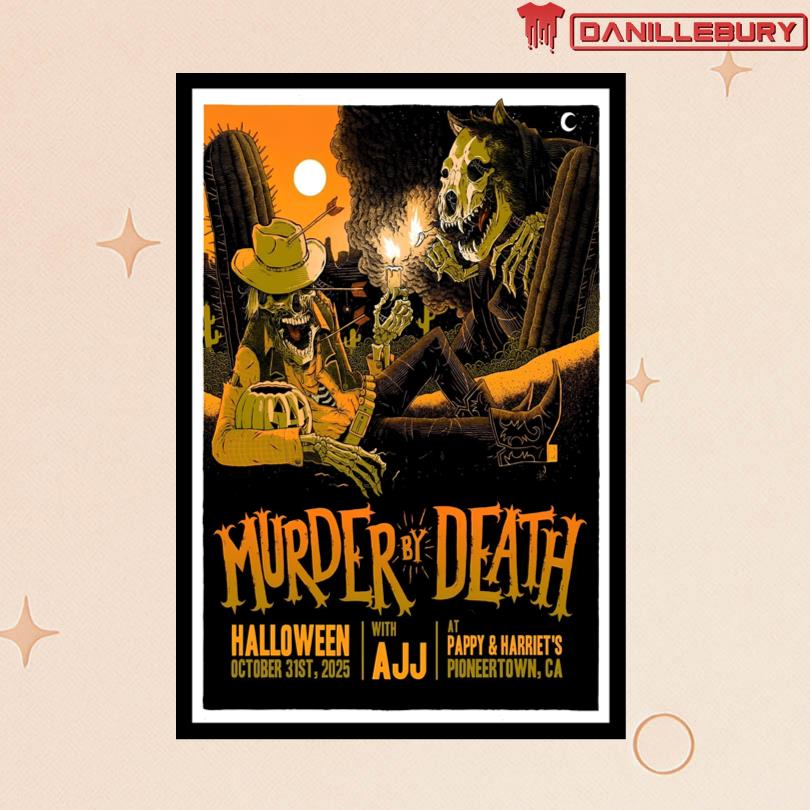 Murder By Death Oct 31 2025 Pioneertown CA Poster