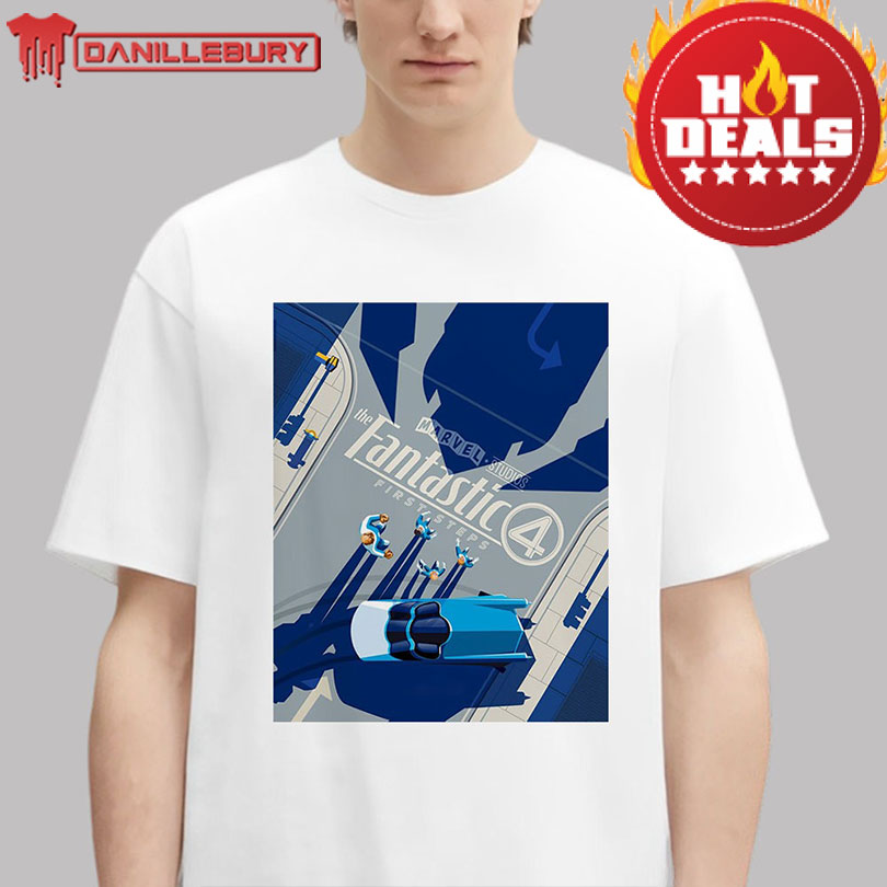 New Poster For Fantastic Four First Steps Only In Cinemas July 25 2025 Unisex T-Shirt