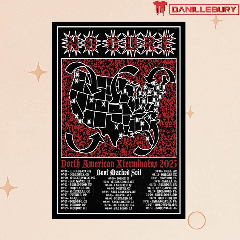 NO CURE XXX North American Xtermina 2025 Poster