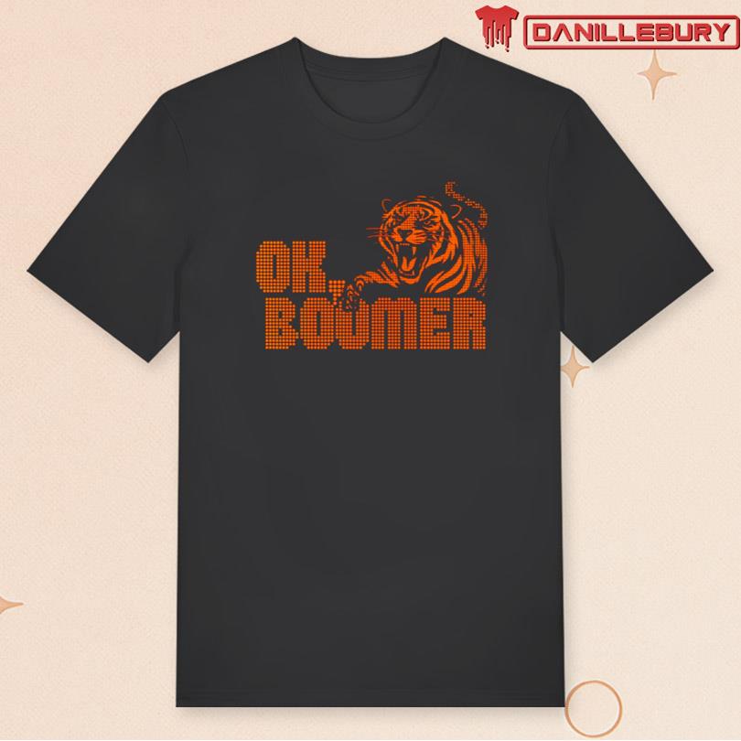 OK, Boomer Cincinnati Football Tiger Tee