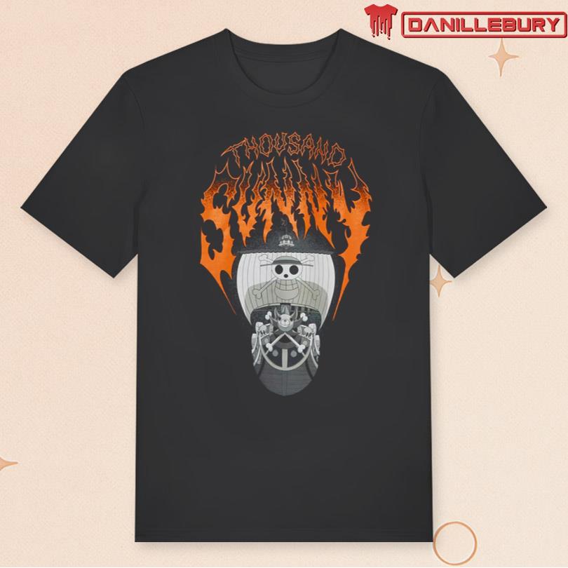 One Piece Thousand Sunny Metal T-Shirt