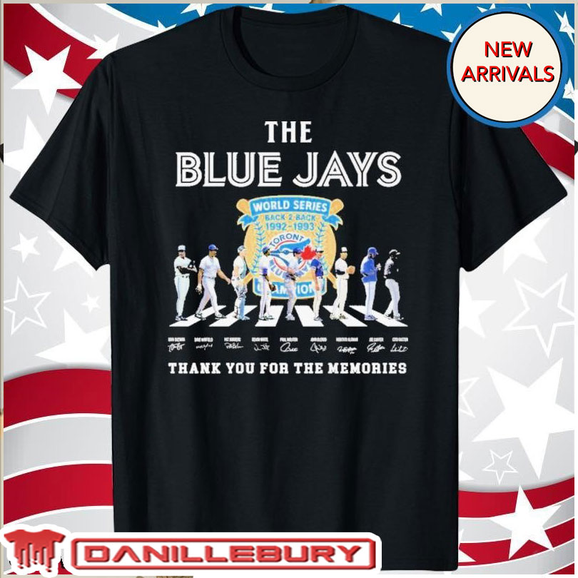 oronto Blue Jays Back 2 Back World Series 1992 1993 Memories Shirt