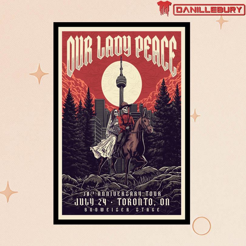 Our Lady Peace July 24 2025 Toronto, ON Poster