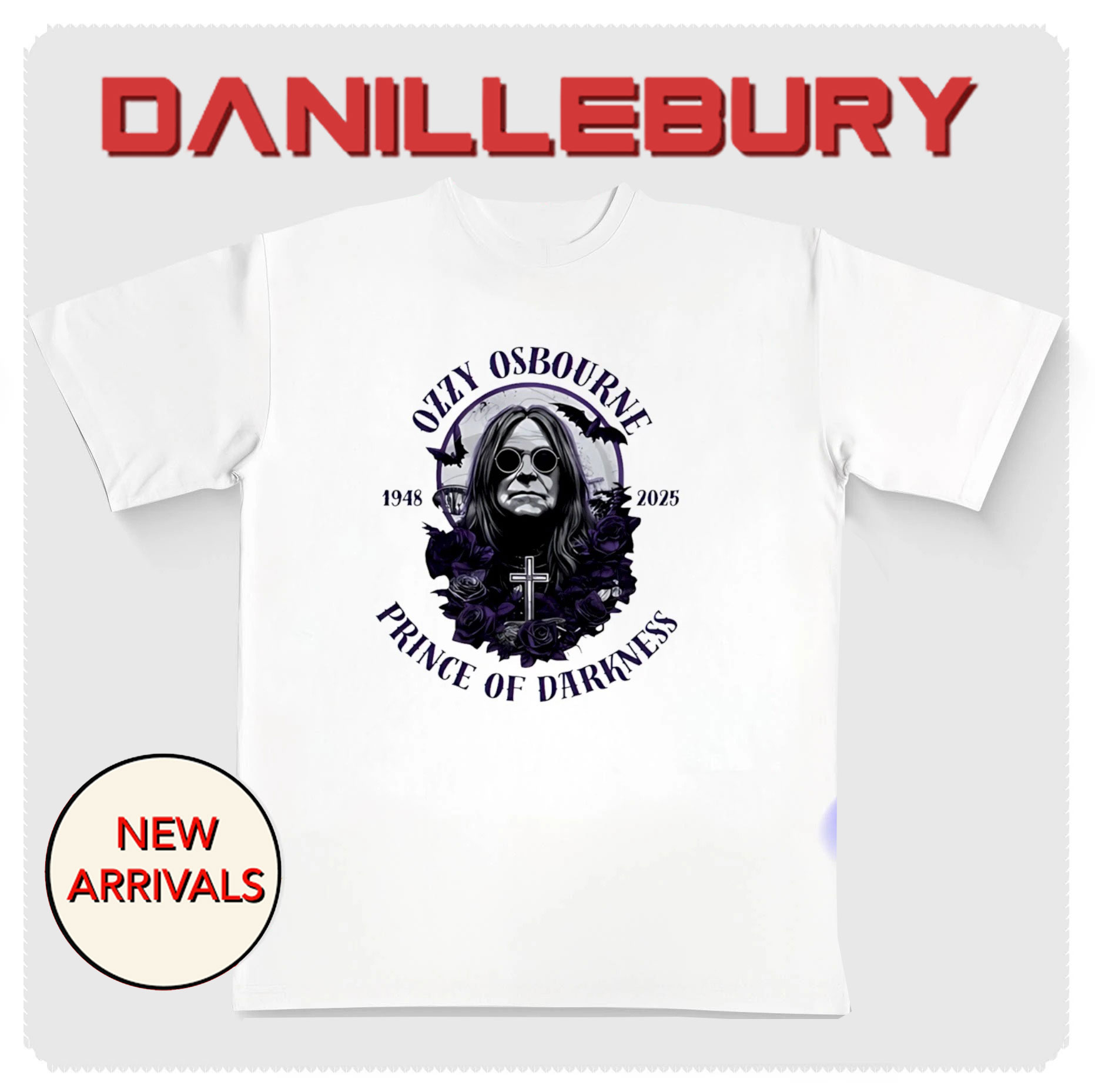 Ozzy Osbourne 1948 2025 Prince of Darkness Death Shirt