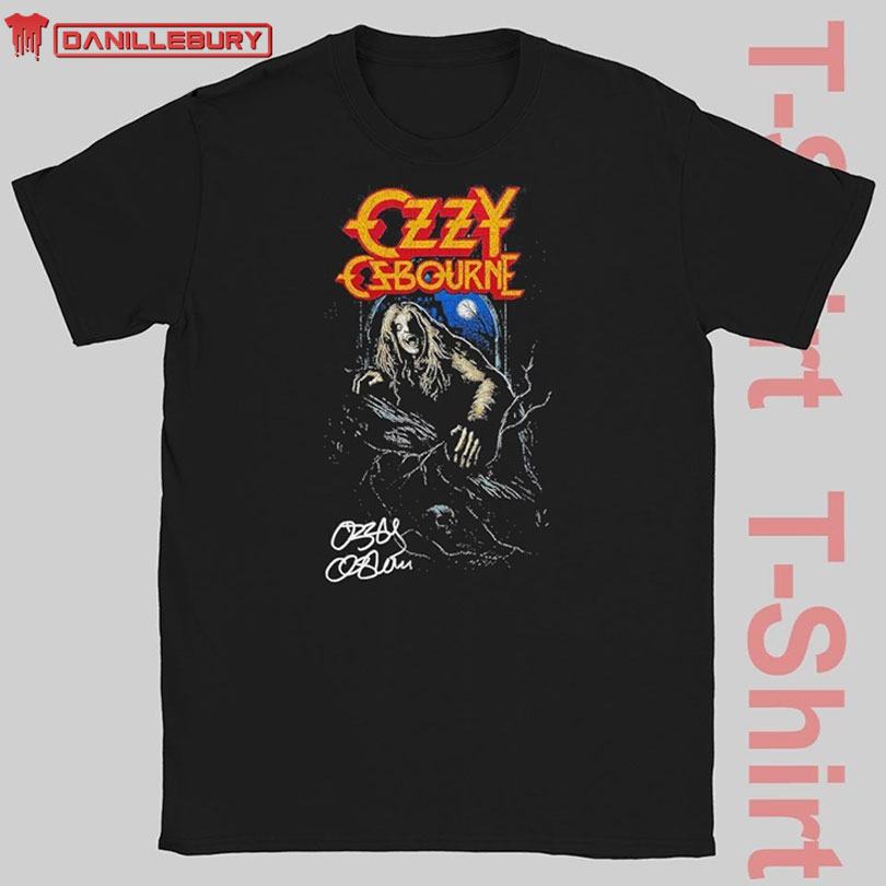 Ozzy Osbourne Bark at the Moon Vintage Album Signature T-Shirt