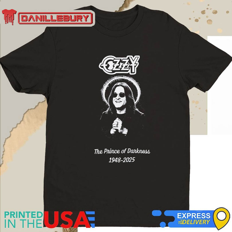 Ozzy Osbourne The Prince of Darkness RIP 1948-1925 Shirt