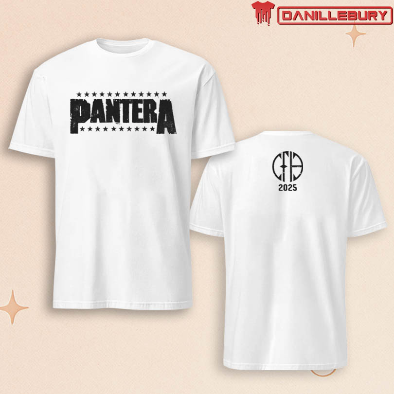 Pantera Logo 2025 Tour T-shirt