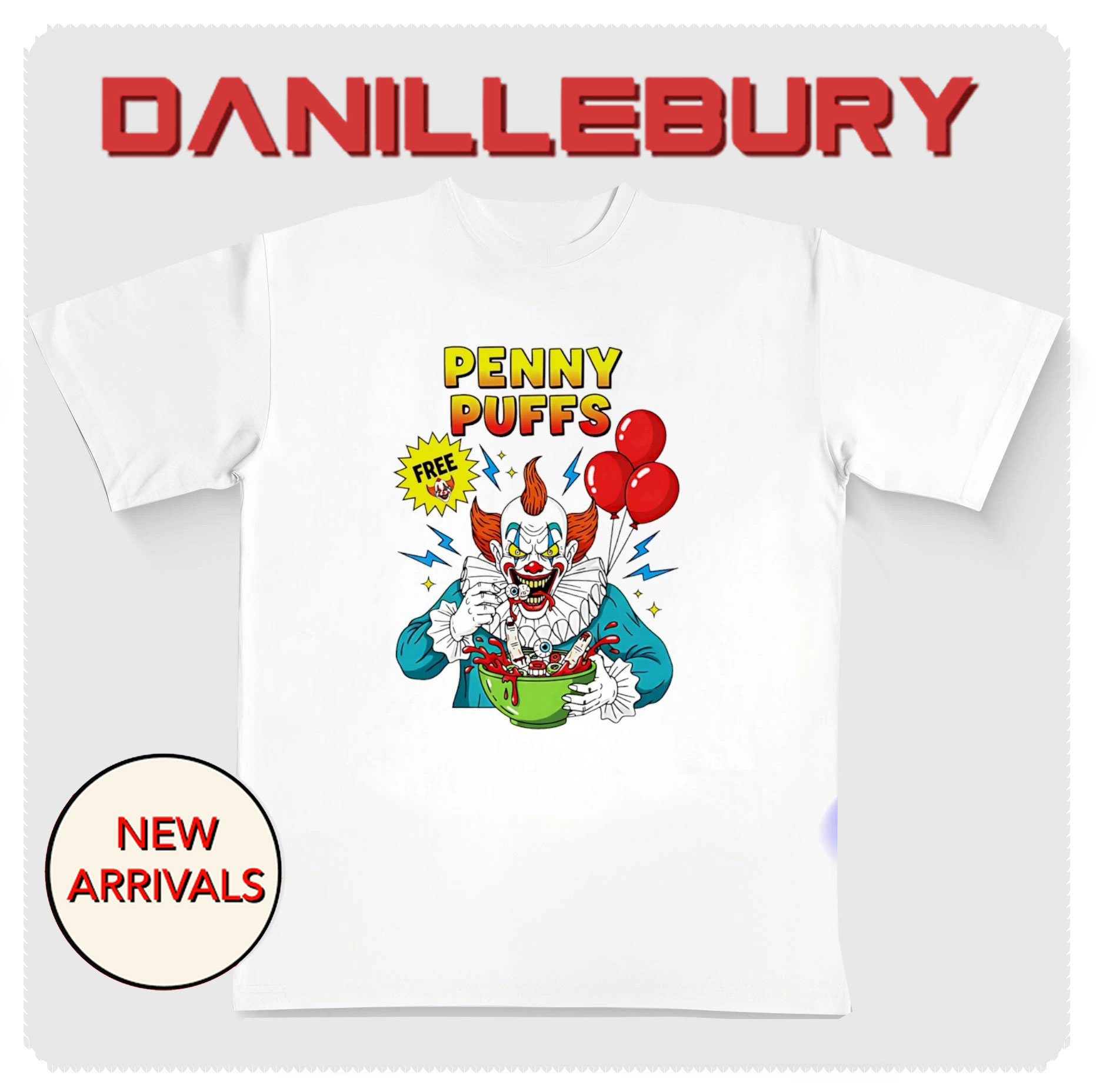 Penny Puffs Free Horror Halloween shirt