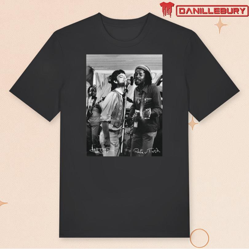 Peter Tosh x Mick Jagger Walk & Don\'t Look Back T-Shirt