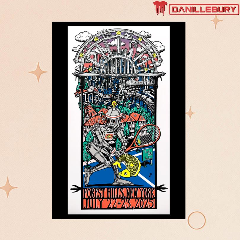 Phish Jul 22-23 2025 Forest Hills Stadium New York Poster