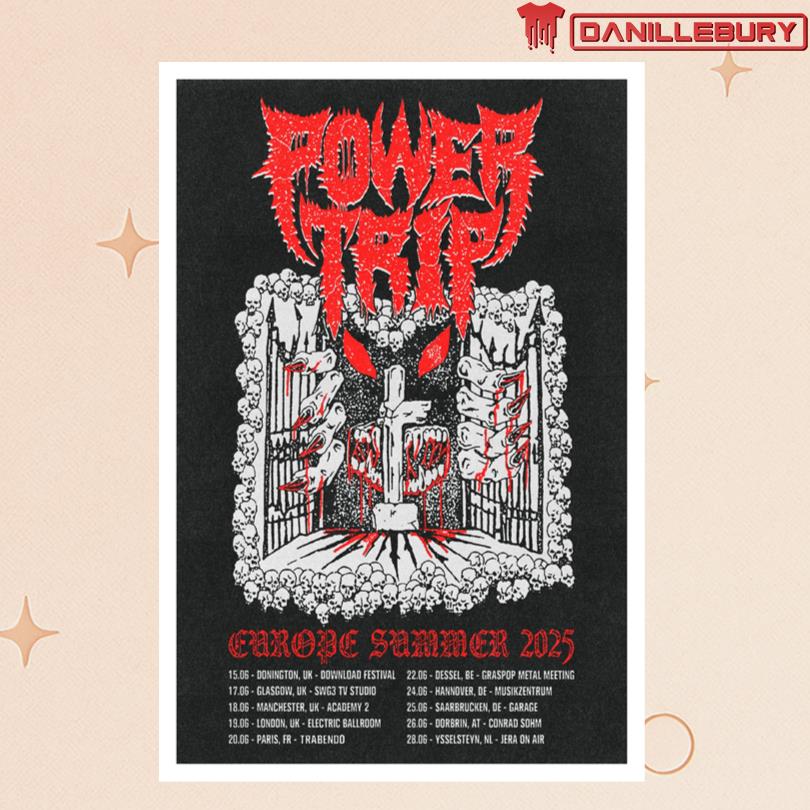 Poster Power Trip Europe Summer 2025 Tour