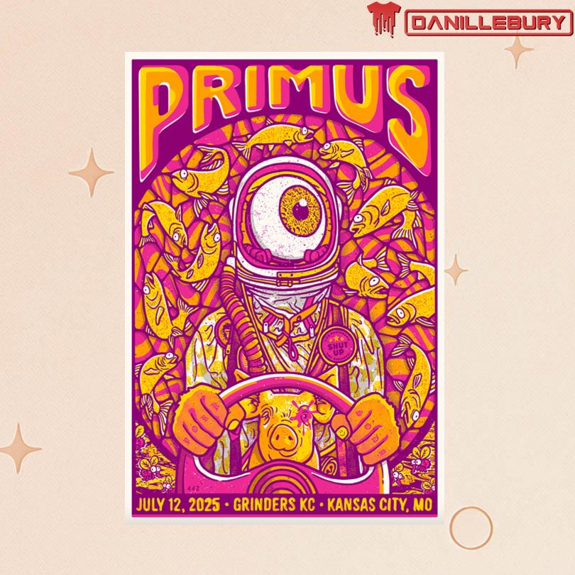 Primus Grinders KC Kansas City, MO Jul 12 2025 Tour Poster