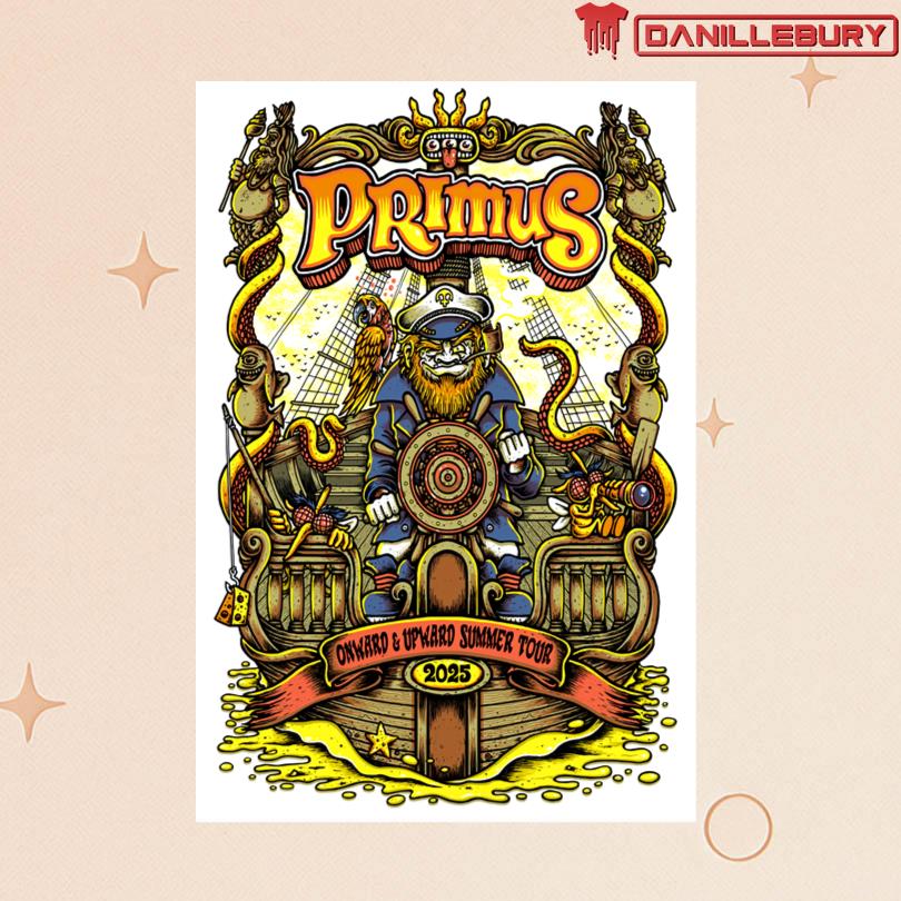 Primus Onward & Upward Summer Tour 25 Poster