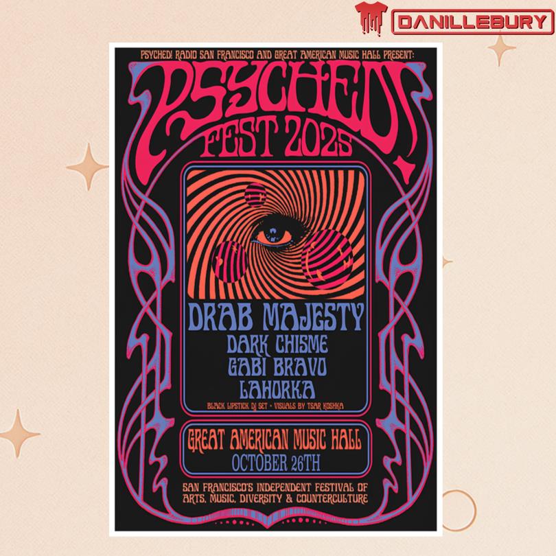 Psyched Fest Great American Music Hall October 26 2025 Poster