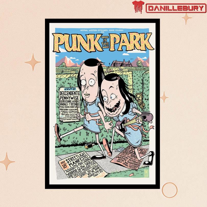 Punk In The Park Jul 18 19 20 2025 Poster