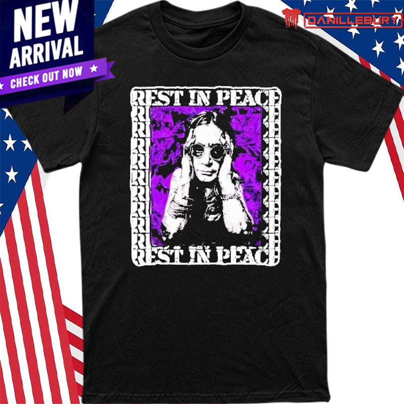 Rest In Peace Rock Legend Ozzy Osbourne Shirt
