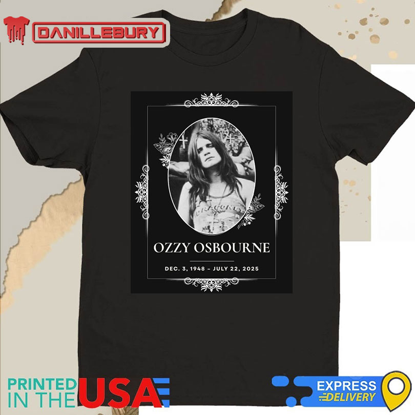 Rip John Michael Ozzy Osbourne Dec 3 1948 – July 22 2025 Shirt
