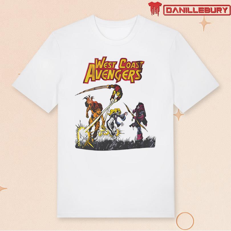 Robert Downey Jr West Coast Avengers T-shirt