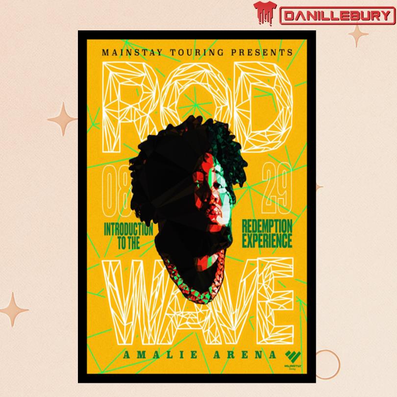 RodWave August 29 2025 Amalie Arena Poster