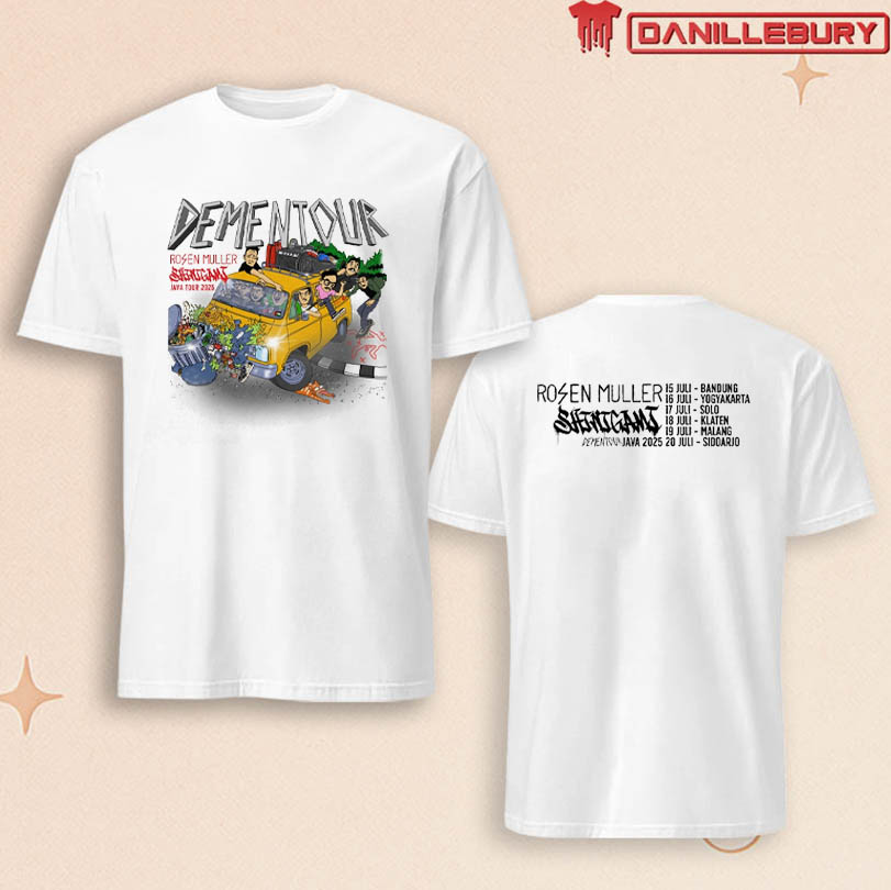 Rosen Muller X Shinigami Demen Tour 2025 T-shirt