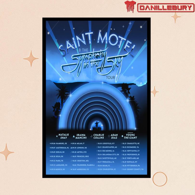 Saint Motel And The Symphony In The Sky Tour 25 Poster