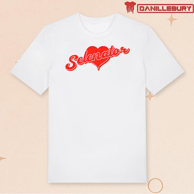 Selena Gomez Selenator White Heart Shirt