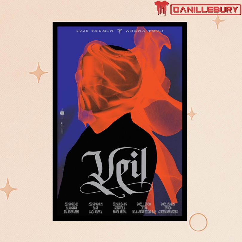 SHINee Taemin 2025 Taemin Arena Tour Veil Poster
