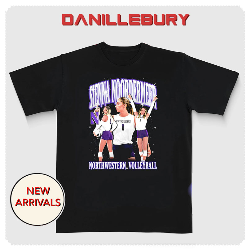 Sienna Noordermeer Northwestern Volleyball Illustrated shirt
