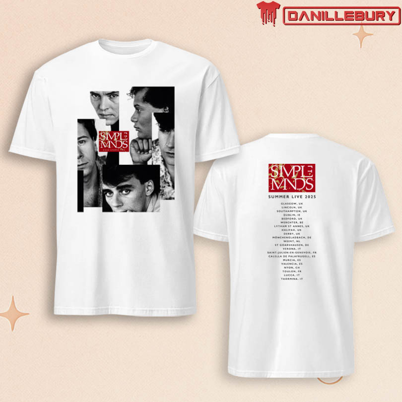 Simple Minds Summer Live 2025 Tee