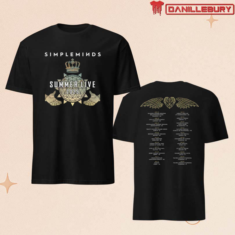 Simple Minds Summer Live Tour 2025 Tee