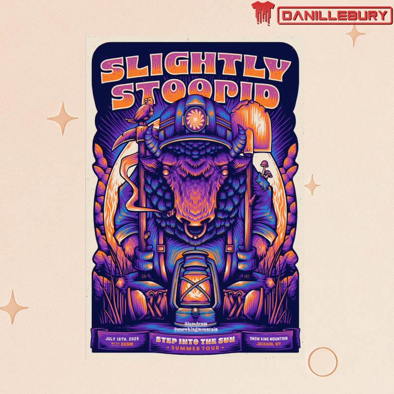 Slightly Stoopid Jul 18 2025 Snow King Resort in Jackson WY Poster