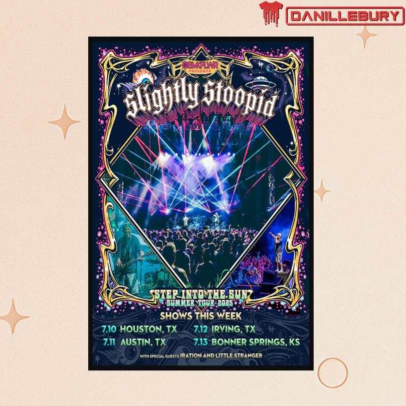 Slightly Stoopid Summer Tour 2025 Poster