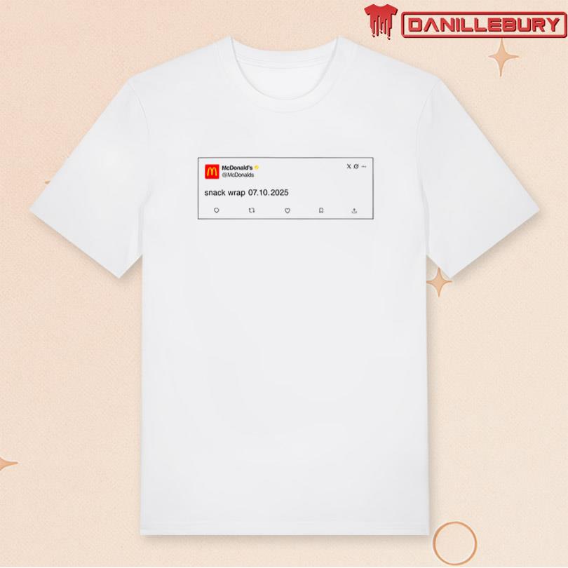 Snack Wrap Announce T-shirt