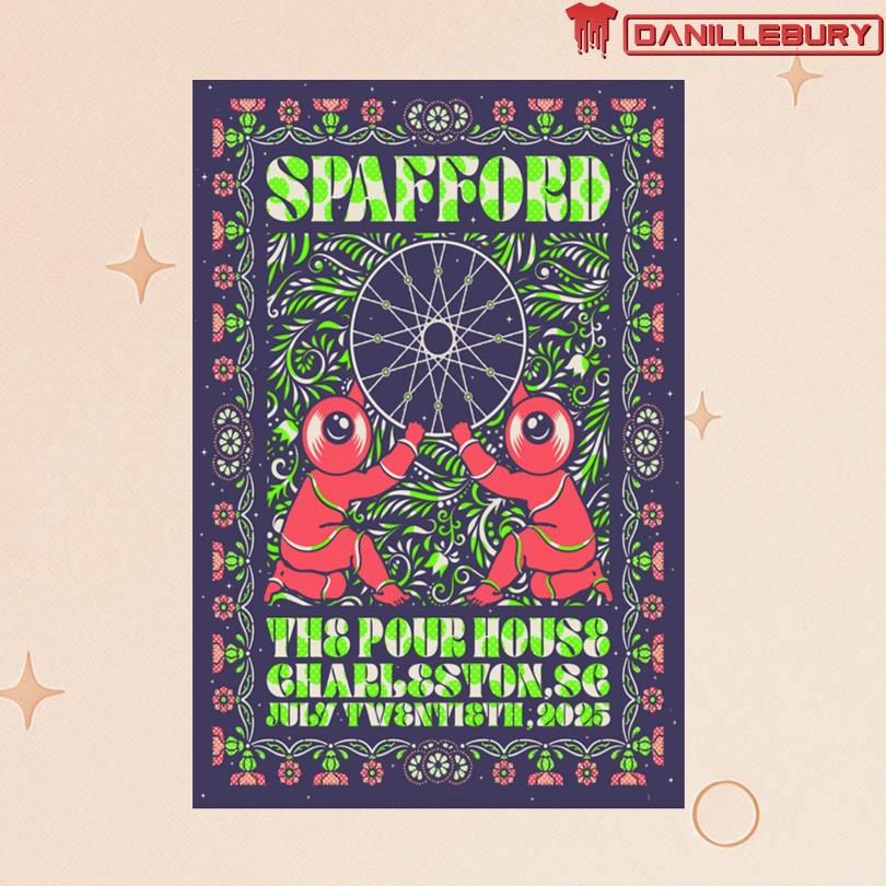 Spafford Jul 20 2025 Charleston, SC The Charleston Pour House Poster