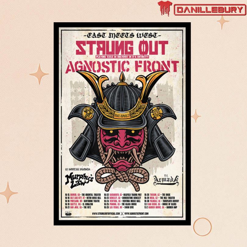 Strung Out Tour 2025 Poster