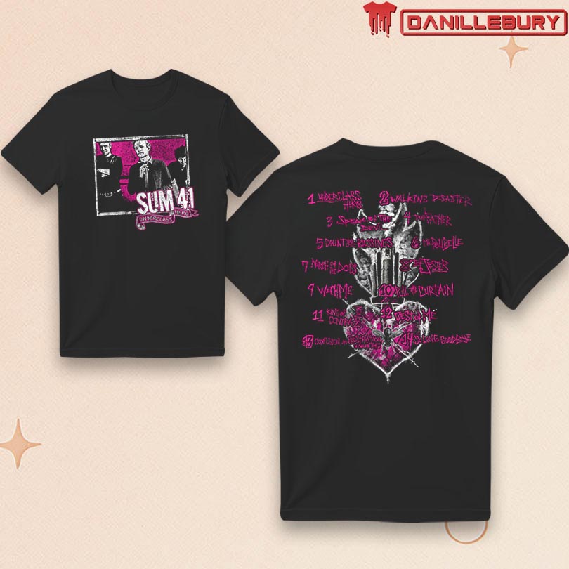 Summ 41 Underclass Hero Anniversary Tracklist Tee