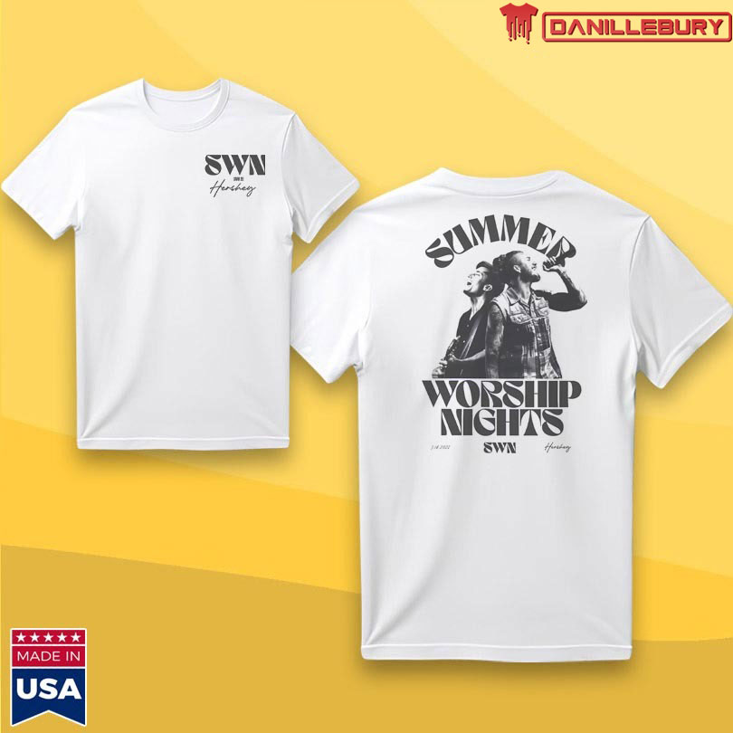 Summer Worship Night 2025 Tour Cutout Graphic T-Shirt