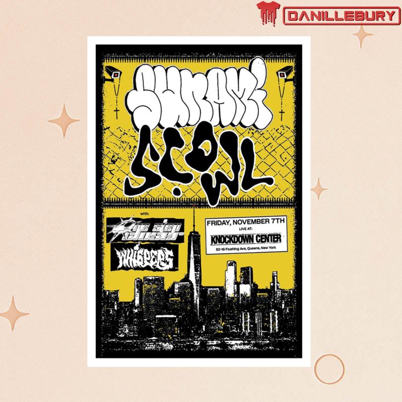 Sunami x Scowl November 7 2025 Knockdown Center Poster