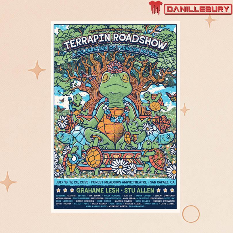 Terrapin Crossroads Jul 18-20 2025 San Rafael CA Poster