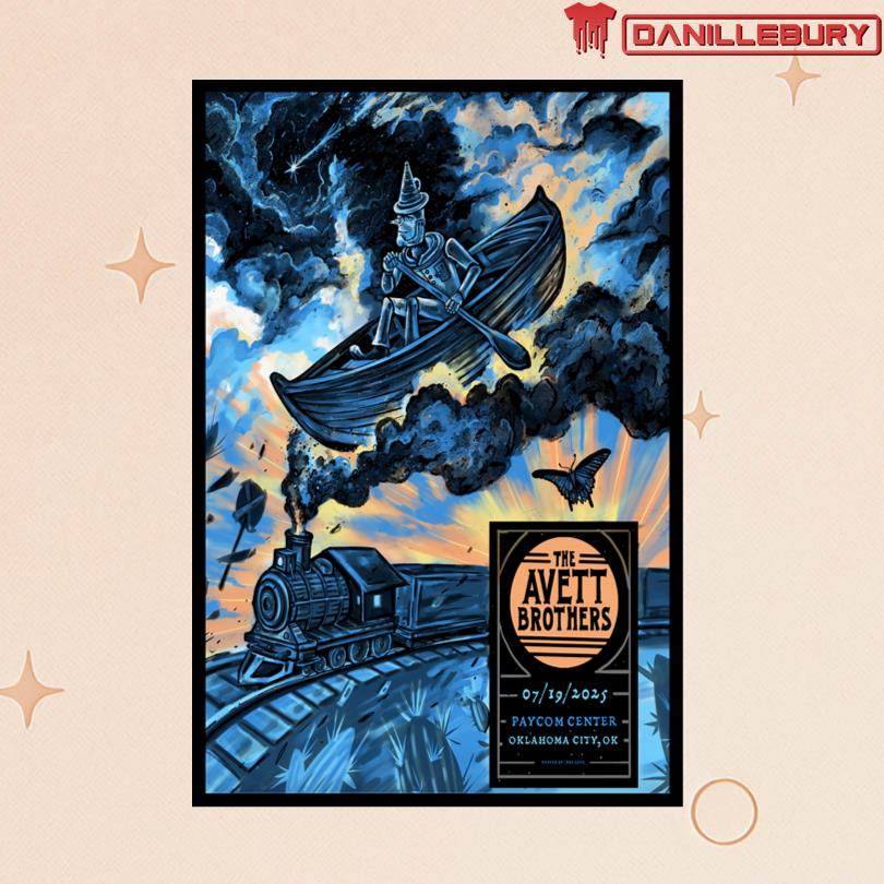 The Avett Brothers Jul 19 2025 Paycom Center in Oklahoma City, OK Posters