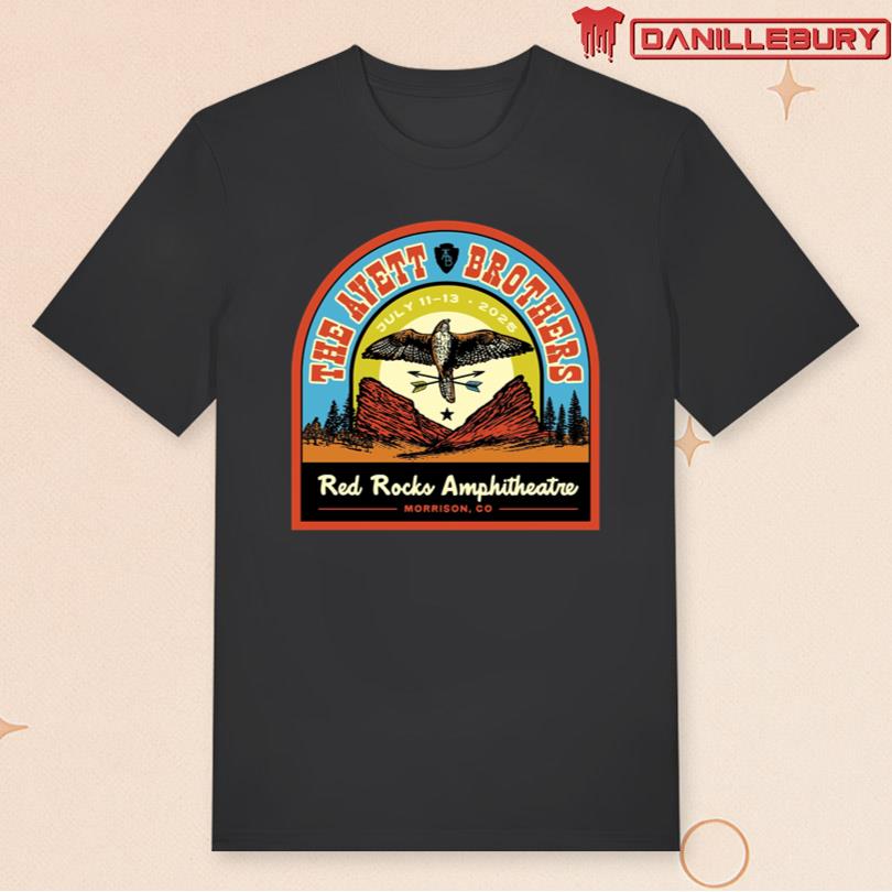 The Avett Brothers July 11-13 2025 Red Rocks Amphitheatre Morrison CO Tee