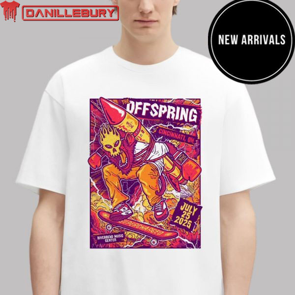 The Offspring Supercharged Cincinnati OH At Riverbend Music Center On July 25 2025 Tee