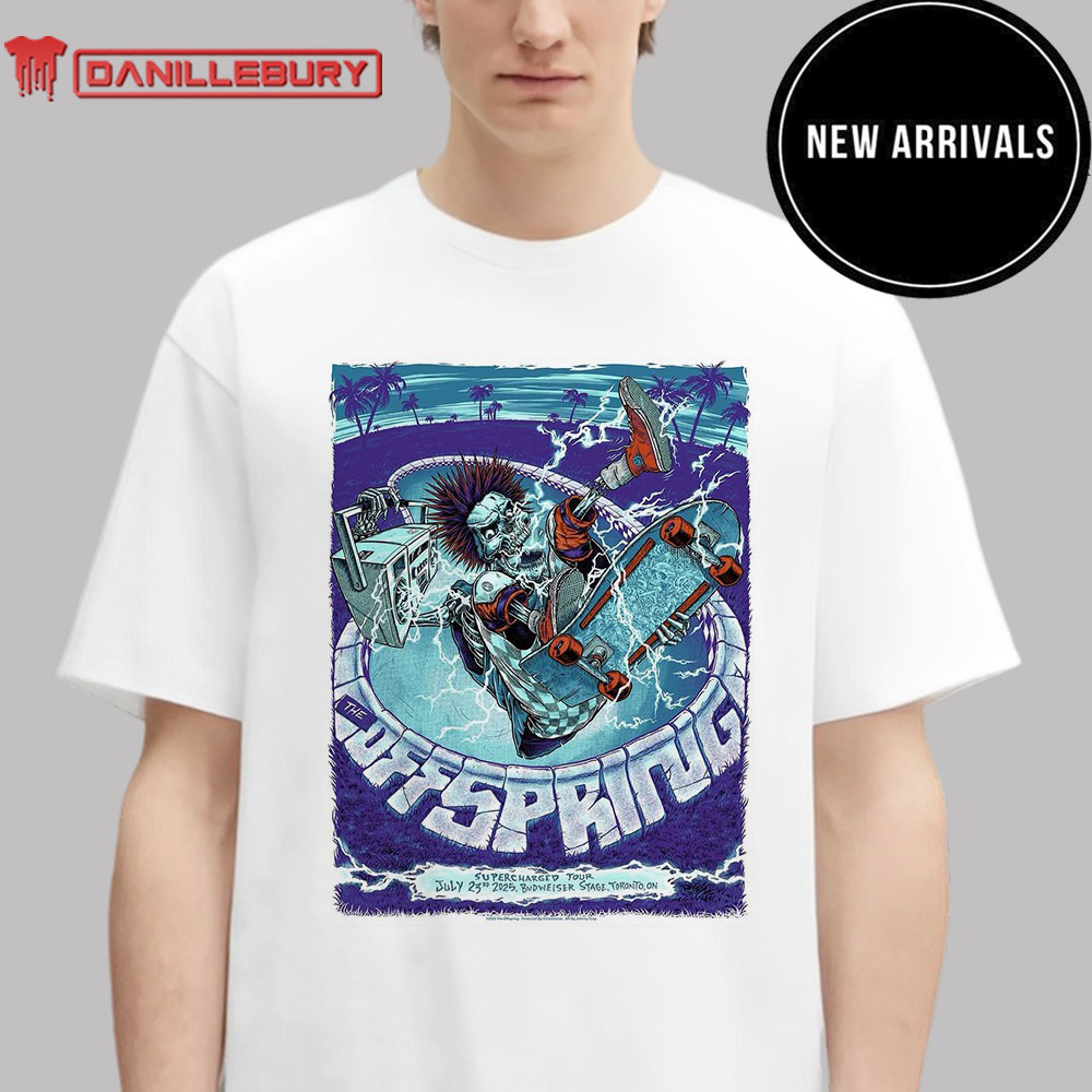 The Offspring Supercharged Worldwide North American Tour 2025 In Toronto ON Tee
