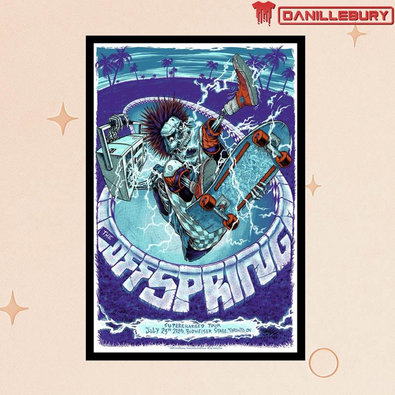 The Offsprings July 23 2025 Budweiser Stage Toronto, ON Poster