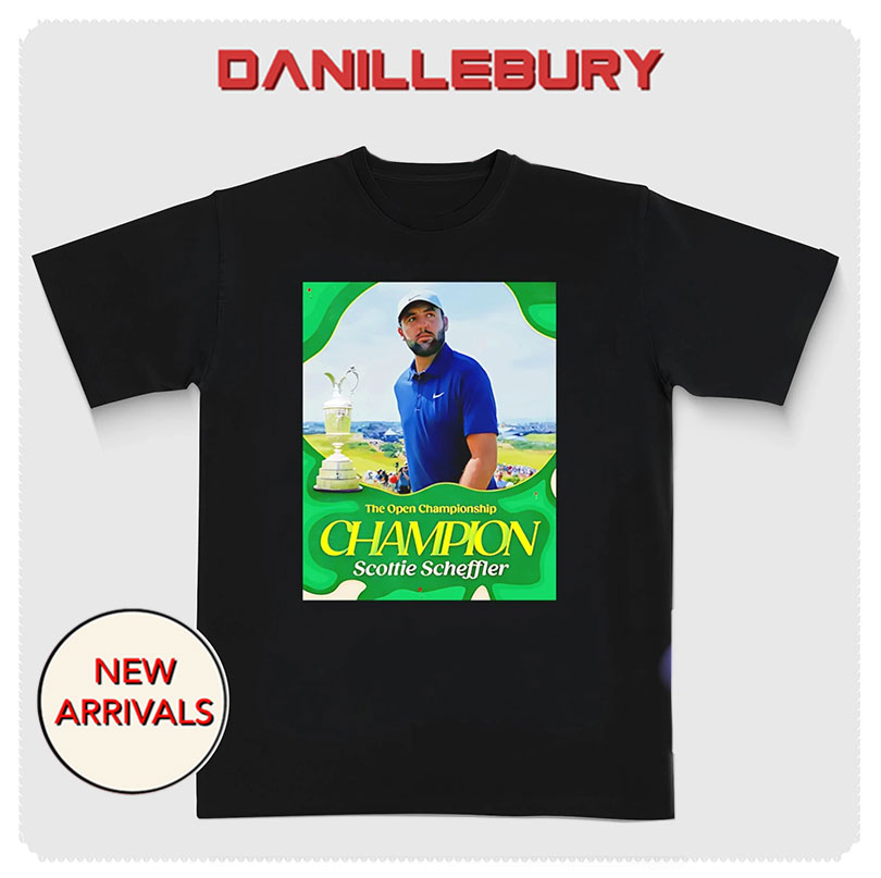 The open championship Scottie Scheffler shirt