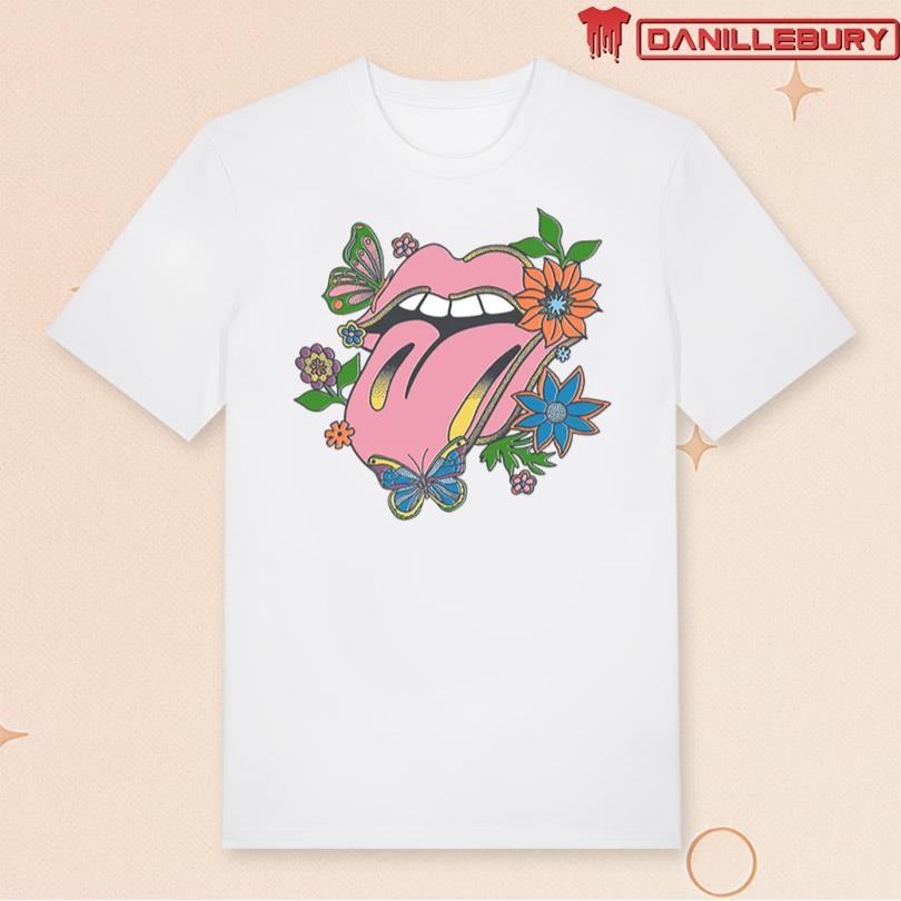 The Rolling Stones Flower Tongue Tee