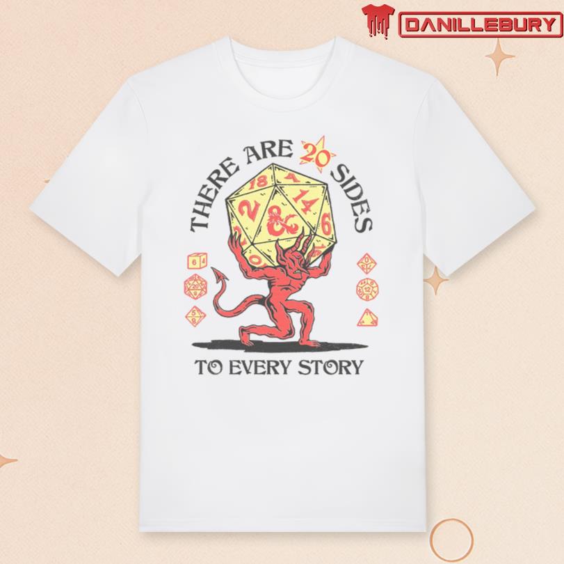 There Are 20 Sides To Every Story Wizard Of Barge Fantasy Brigade T-shirt