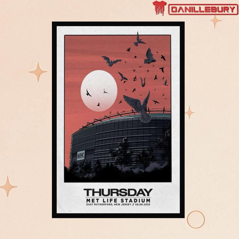 Thursday August 9 2025 Met Life Stadium New Jersey Poster