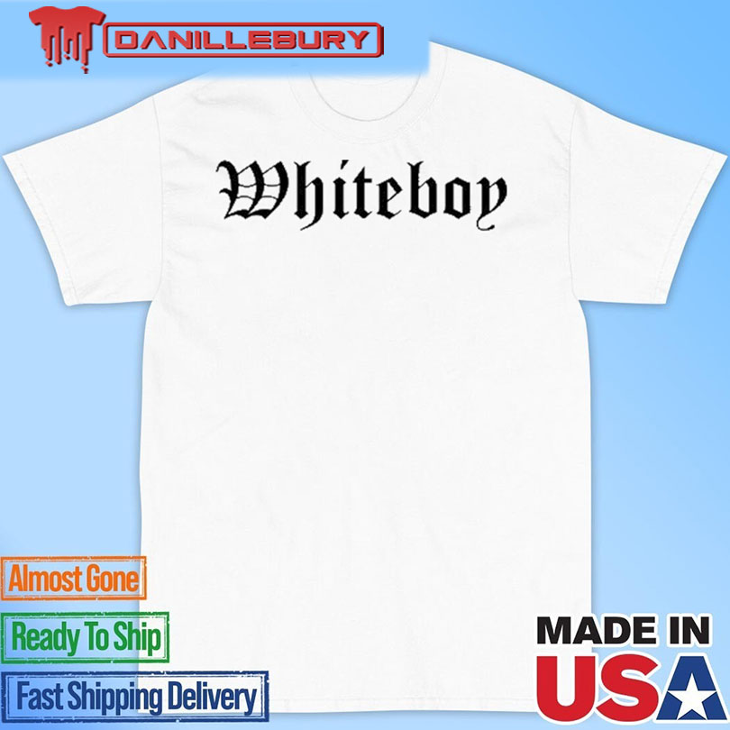 Tom Macdonald Wearing Whiteboy T-Shirt