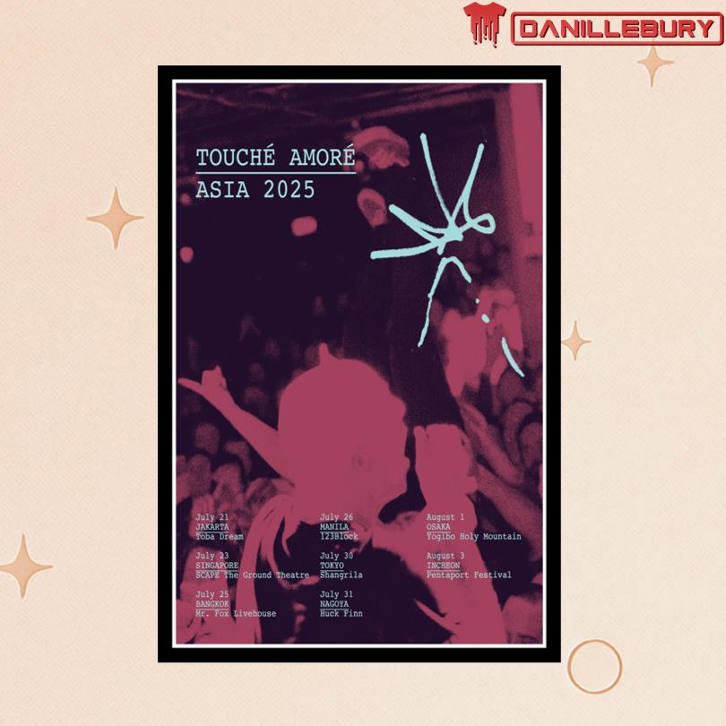 Touche Amore Asian 25 Poster